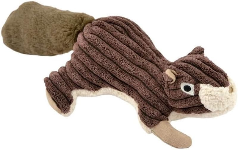 Squirrel Plush Squeaker Toy for Dogs