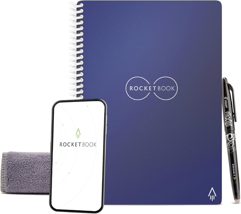 Rocketbook Core Reusable Notebook, 6x8.8