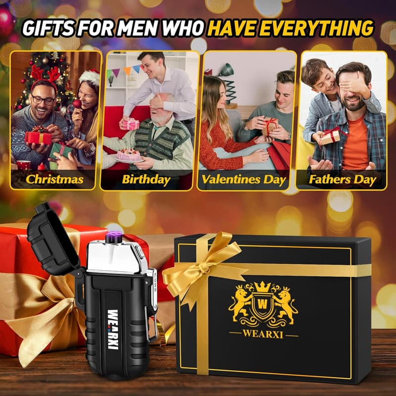 Electric Lighter for Men - Perfect Birthday & Father's Day Gift