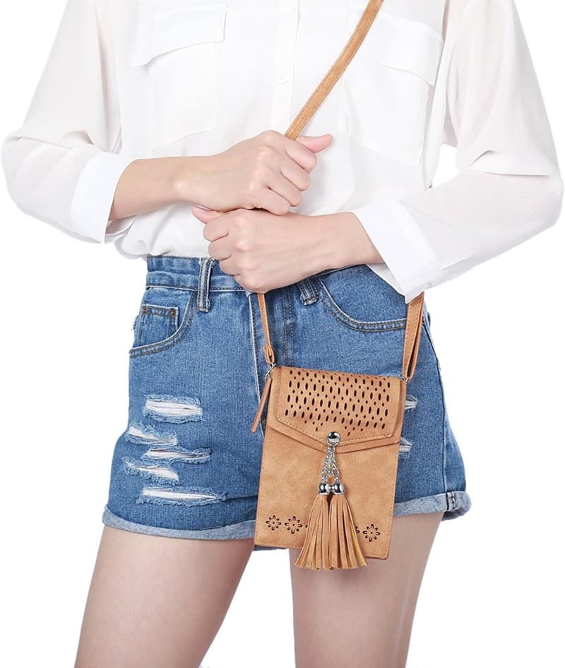 Teenage Girls' Tassel Crossbody Bag Wallet