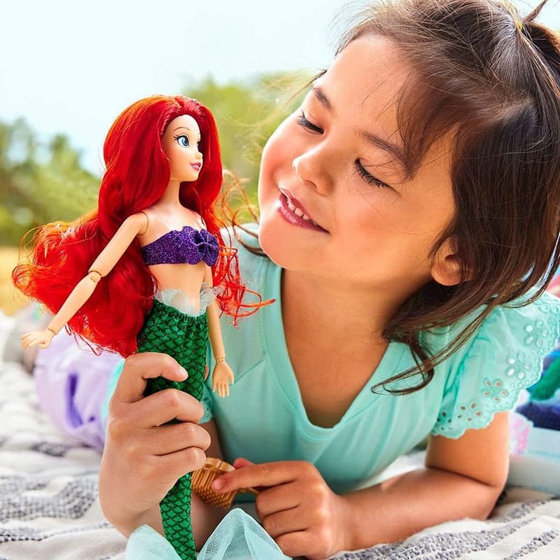 Disney Princess Ariel Classic Doll, 11 Inches, Fully Posable