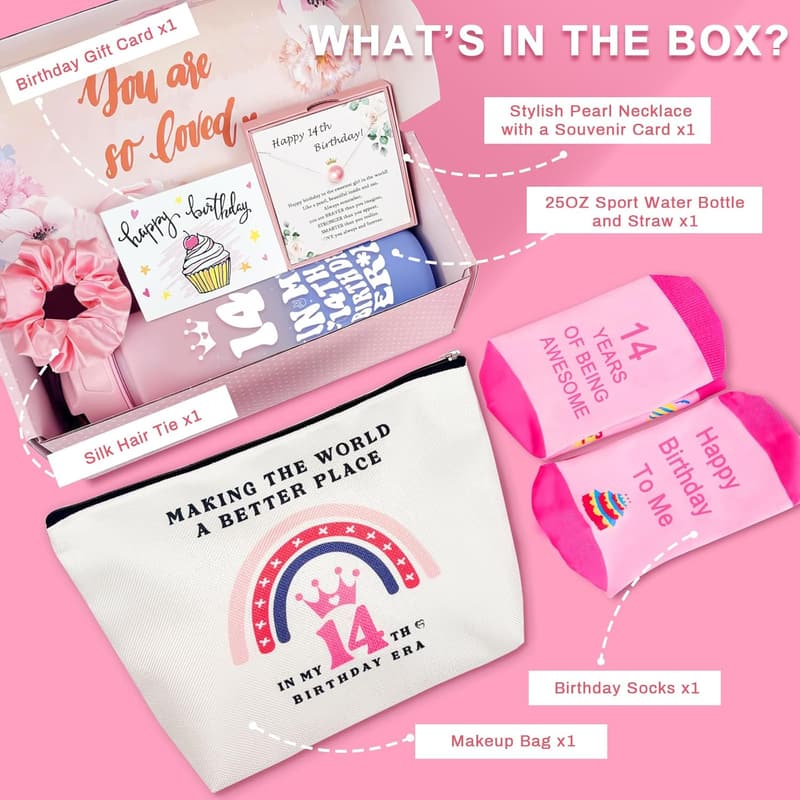 14th Birthday Gifts for Teen Girls - Perfect for Daughters & Sisters