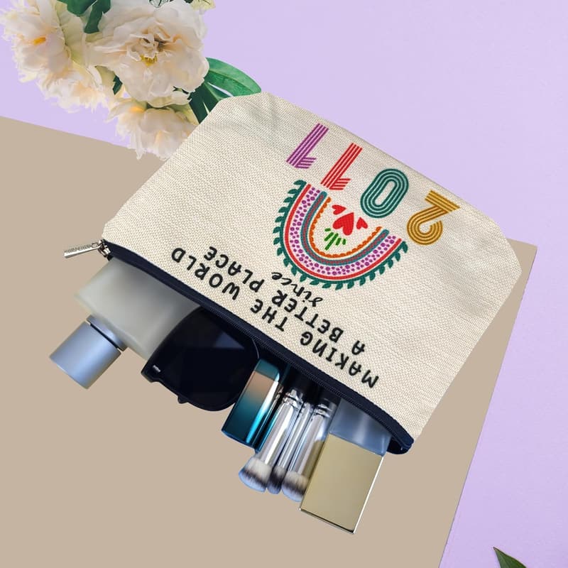 14th Birthday Cute Makeup Bag for Teenage Girls