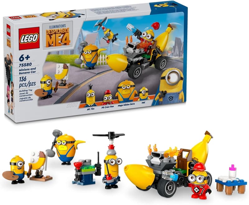 Despicable Me Minions Banana Car Toy for Kids Age 6+