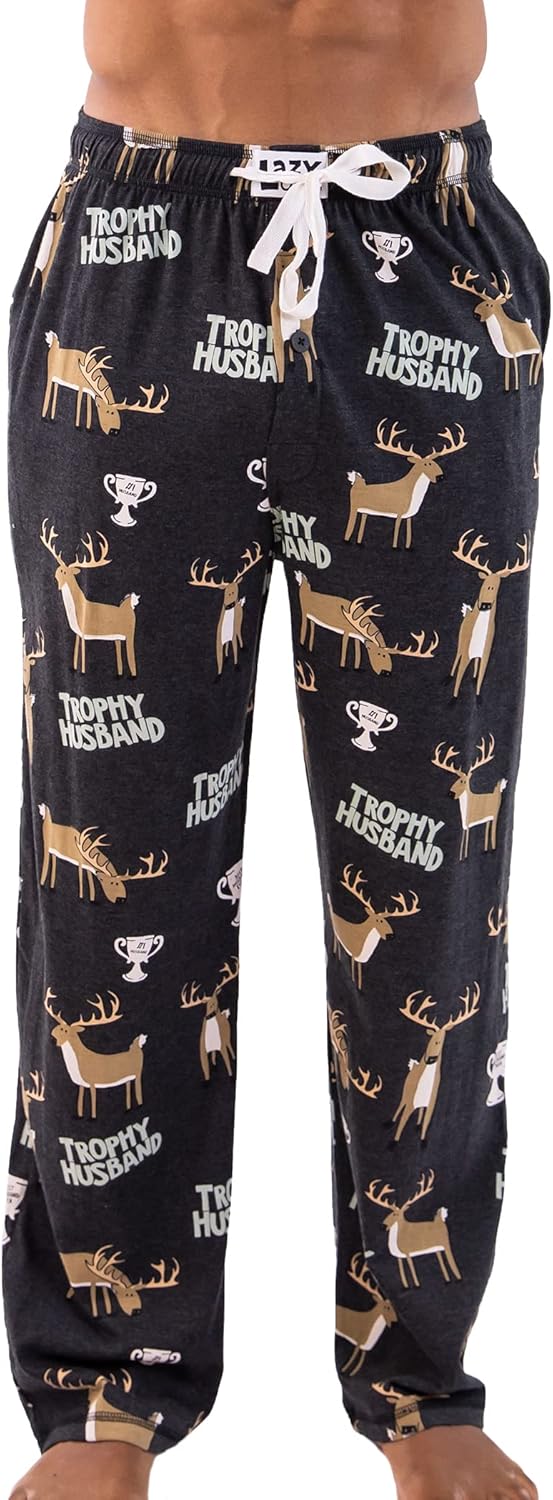 Men's Funny Lounge Pants - Lazy One Novelty Pajama Bottoms