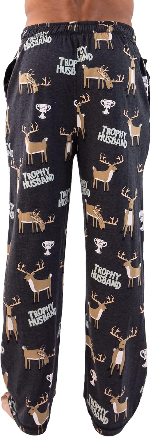 Men's Funny Lounge Pants - Lazy One Novelty Pajama Bottoms