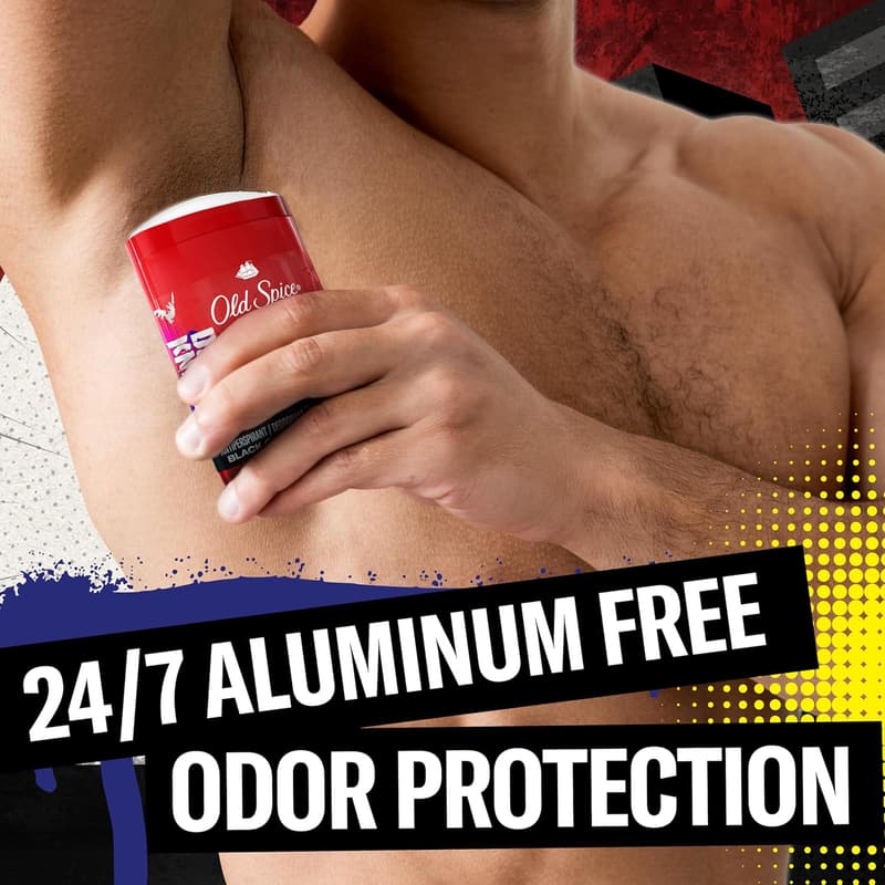 Old Spice Aluminum-Free Deodorant for Men, 3 oz - Black Cherry & Nightfall