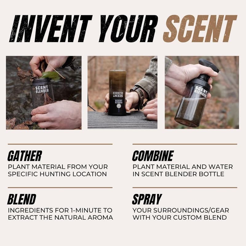 Hunting Cover Spray - Attractant for Deer, Bear & Elk