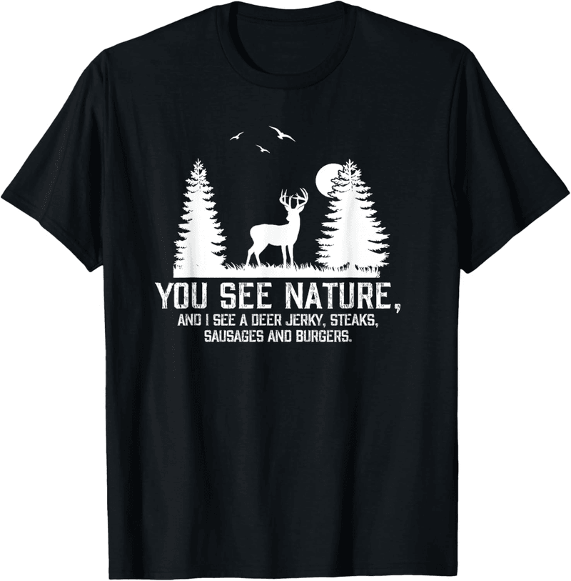 Funny Deer Hunting T-Shirt for Men
