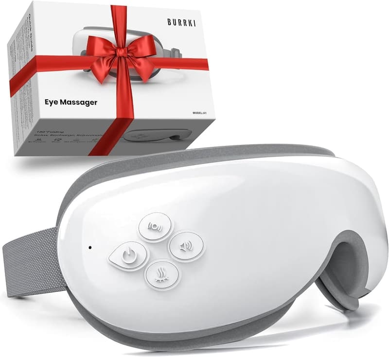 Heated Eye Massager for Stress Relief - Gift for Parents