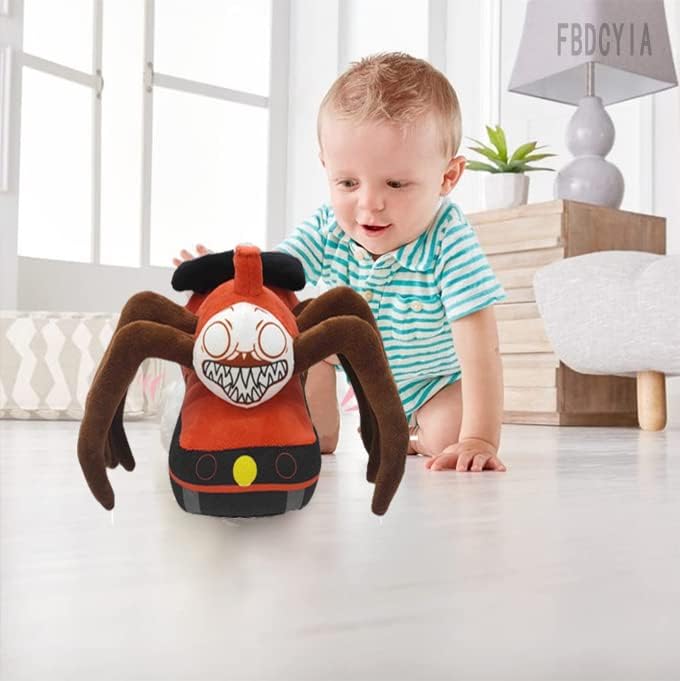 Spider Train Plush Toy for Kids - 8.7-Inch Charles Doll