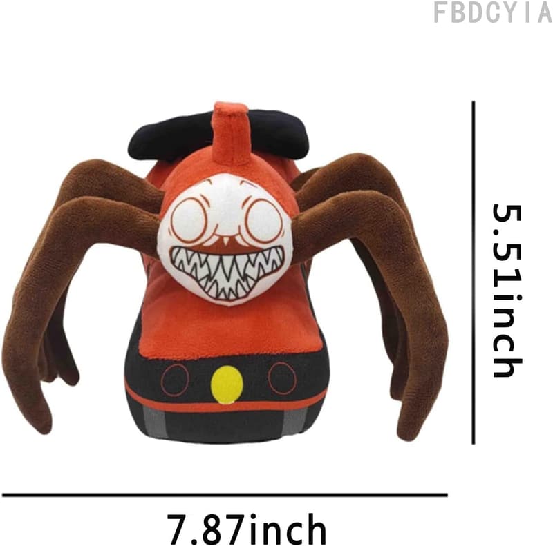 Spider Train Plush Toy for Kids - 8.7-Inch Charles Doll