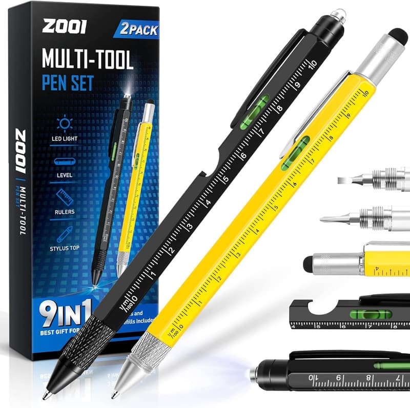 Father's Day Multitool Pen Gift for Dads and Grandpas