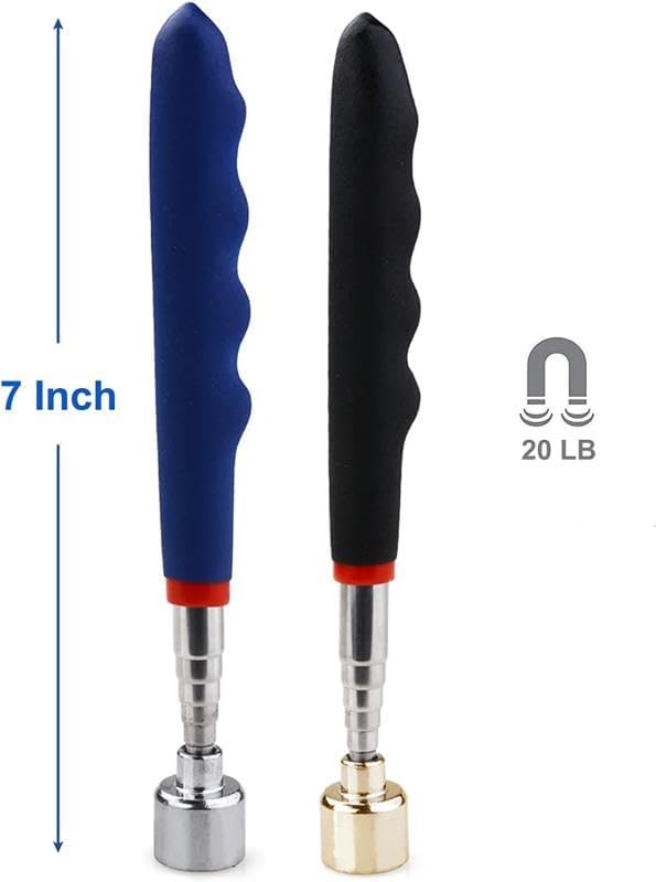 Magnetic Telescoping Pickup Tool, 20 lbs Capacity, 7-30