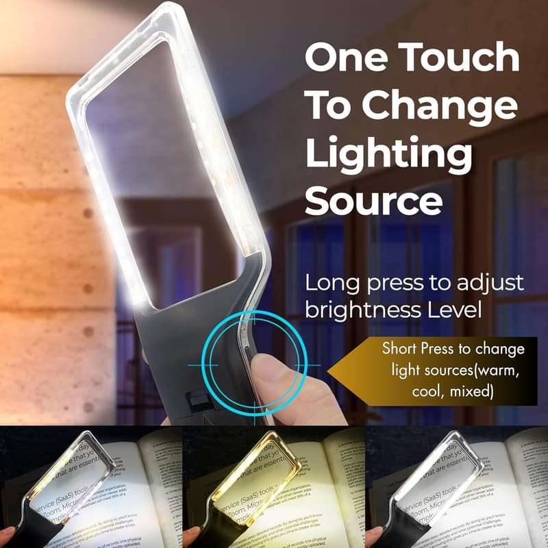 6X Magnifying Glass with Light for Seniors & Low Vision
