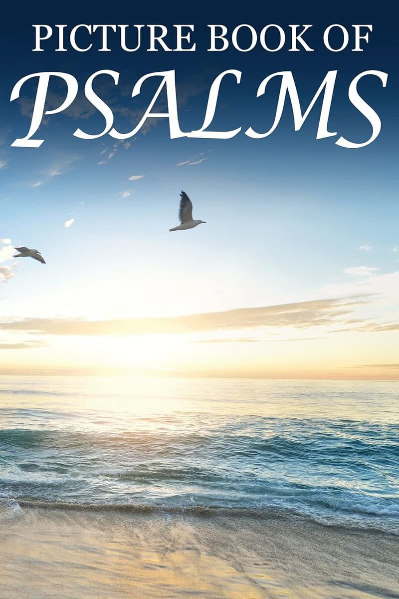 Large Print Psalms Picture Book for Seniors with Dementia