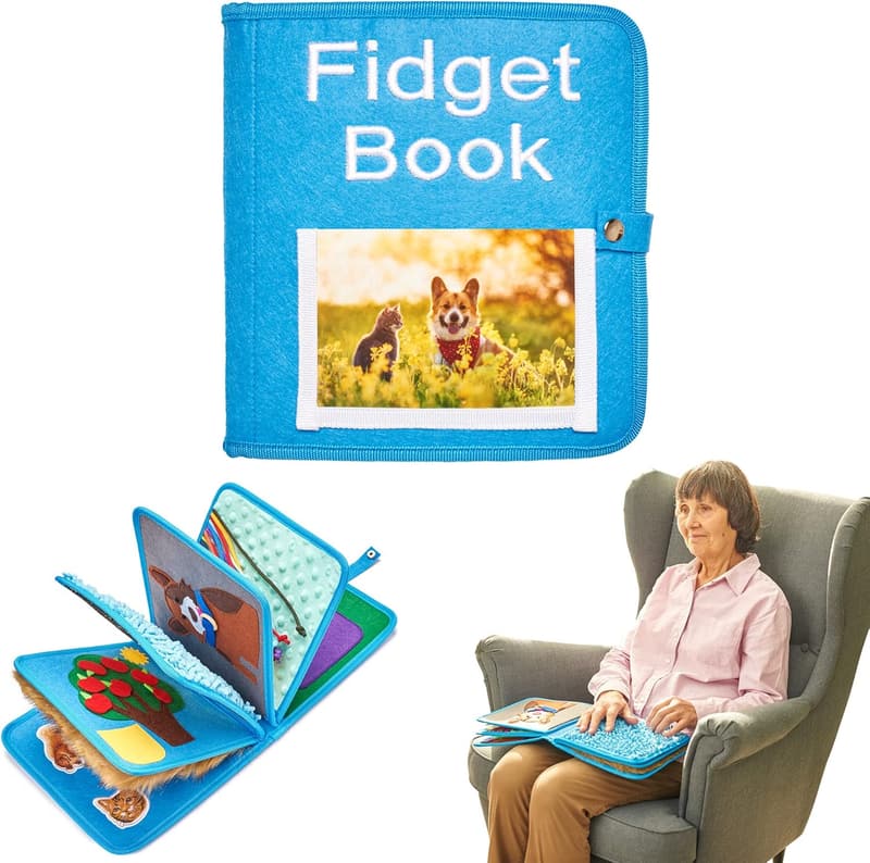 Fidget Blanket for Seniors with Dementia and Alzheimer's
