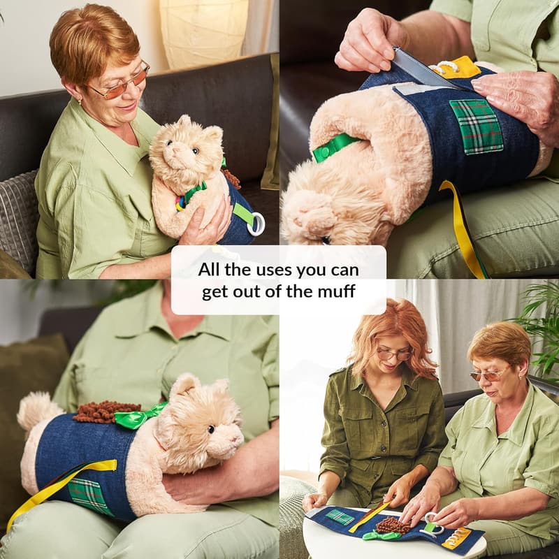 Fidget Blanket for Seniors with Dementia and Alzheimer's