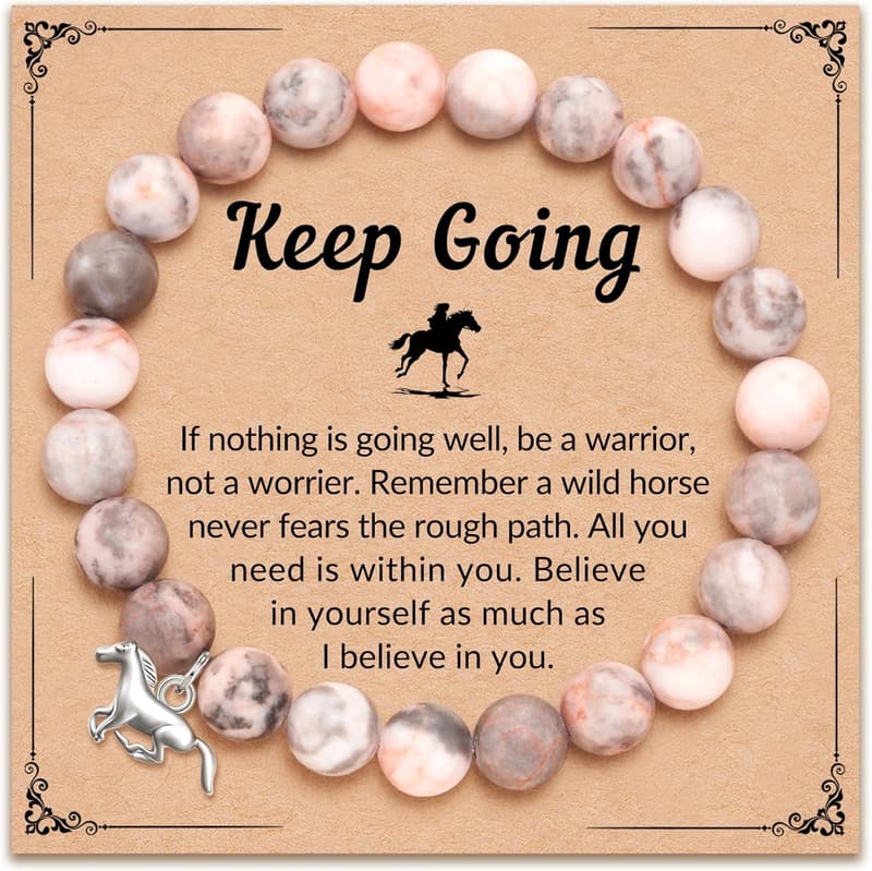 Birthday Horse Charm Bracelet for Girls - Horse Lovers