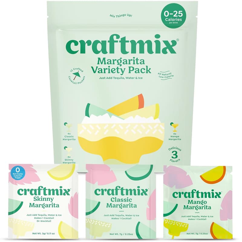 Margarita Variety Pack Cocktail Mixers - Vegan & Low Carb