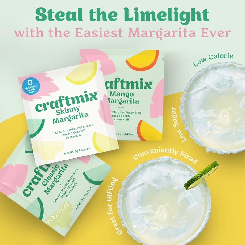 Margarita Variety Pack Cocktail Mixers - Vegan & Low Carb