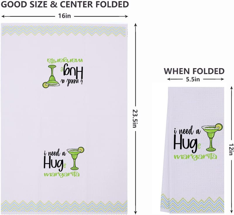 Margarita Kitchen Towels for Taco Lovers - Fun Housewarming Gift