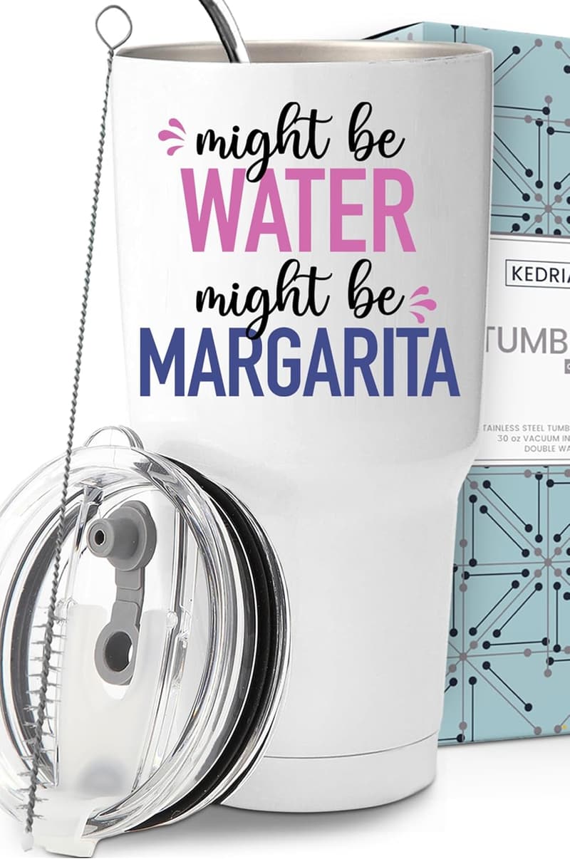 Margarita Lovers 30oz Tumbler - Funny Birthday Gift for Women