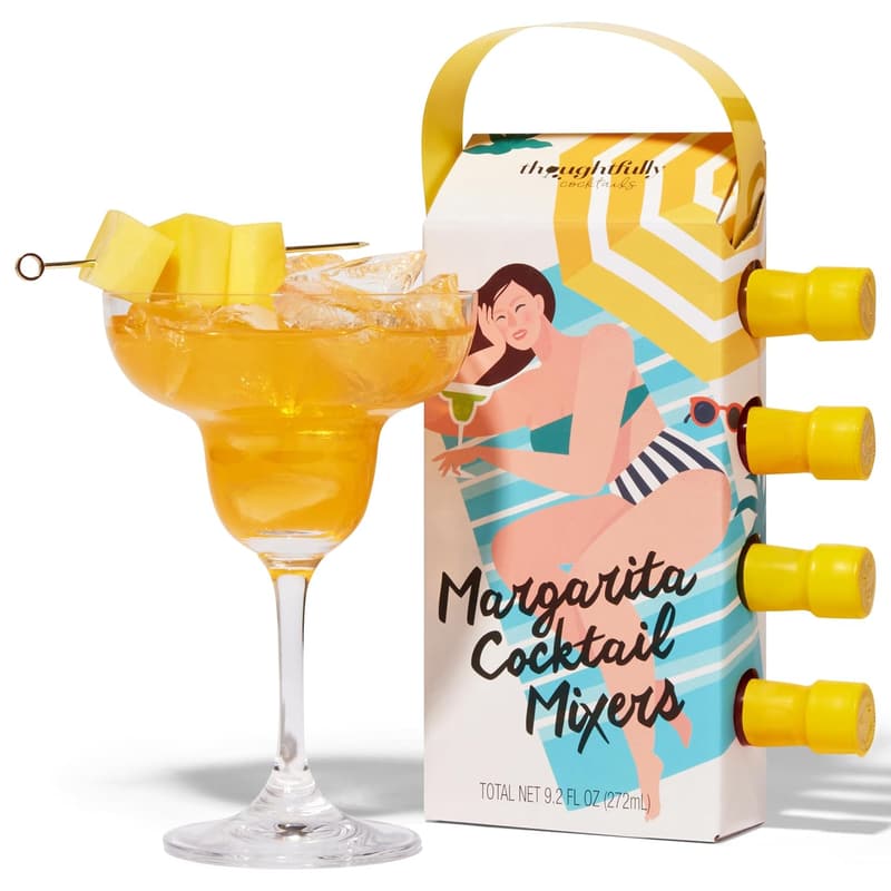 Margarita Mixer Gift Set – 4 Flavors with Rimming Salt