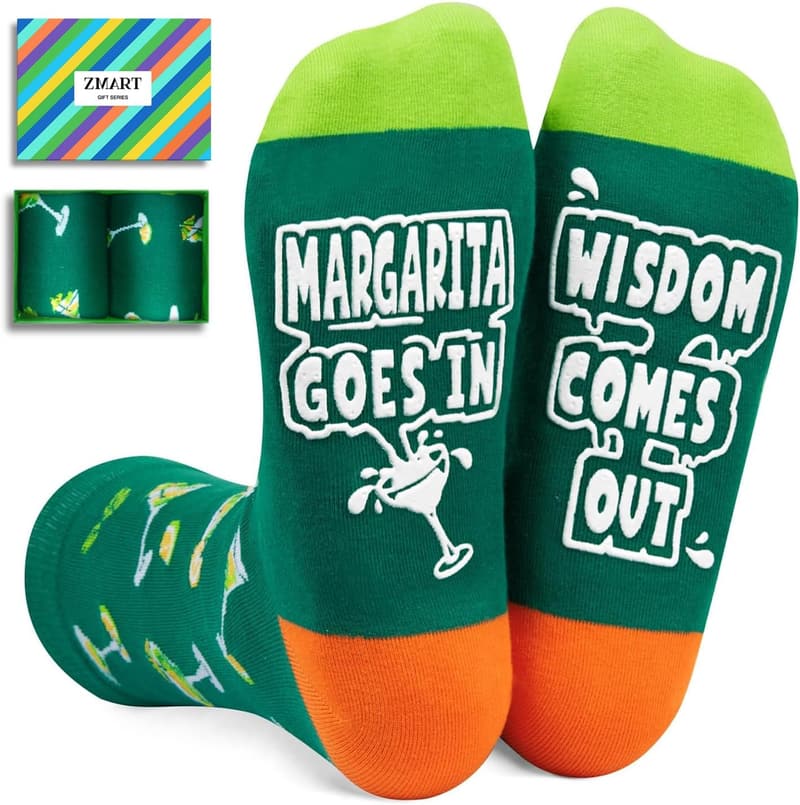 Gifts for Drink Lovers - Funny Whiskey and Vodka Socks