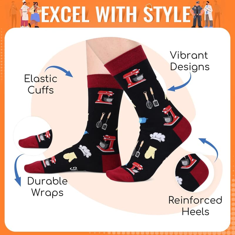 Travel Socks for Knitters - Unisex Gift for Travel Lovers