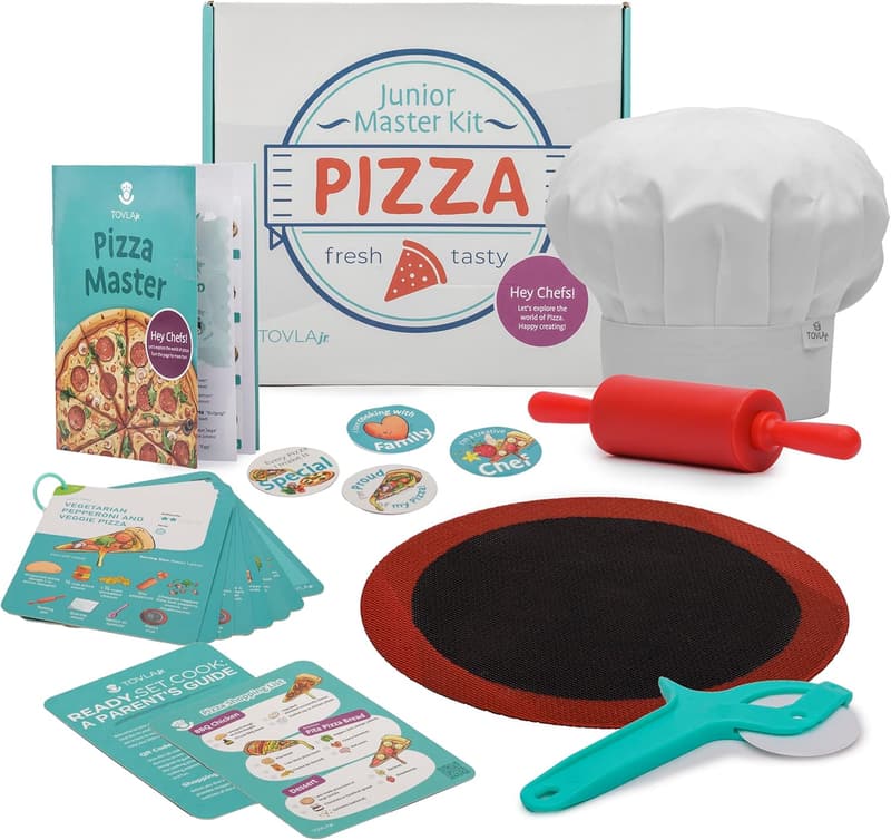 Kids' Pizza Cooking Kit – Fun DIY Baking Set for Ages 4+