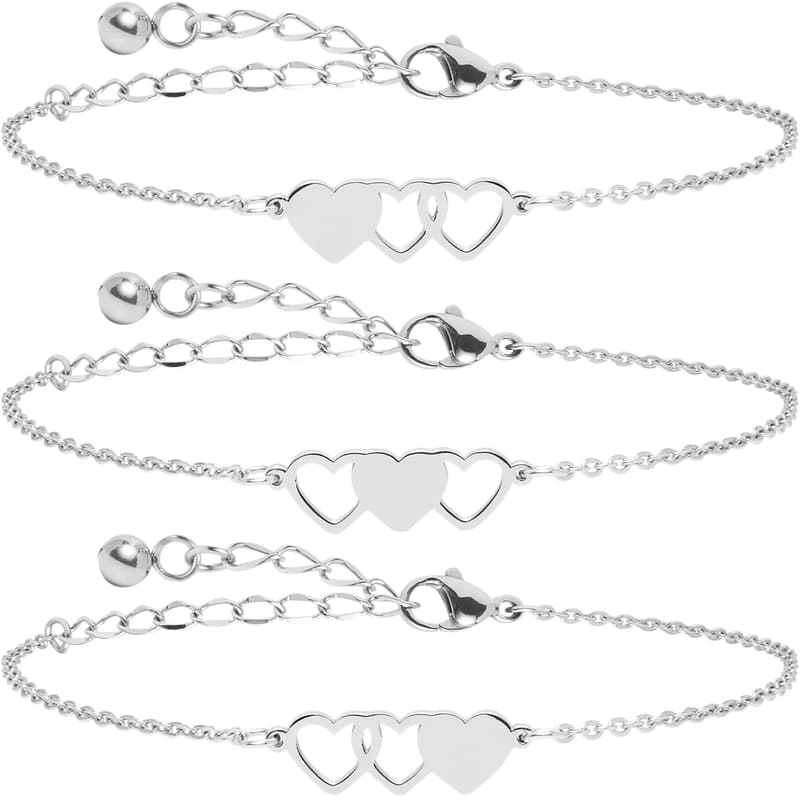BFF Friendship Necklace Set for Women & Teens - Christmas Gift
