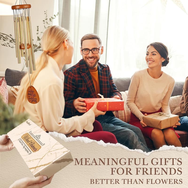 Best Friend Wind Chime - Friendship Gift for Women