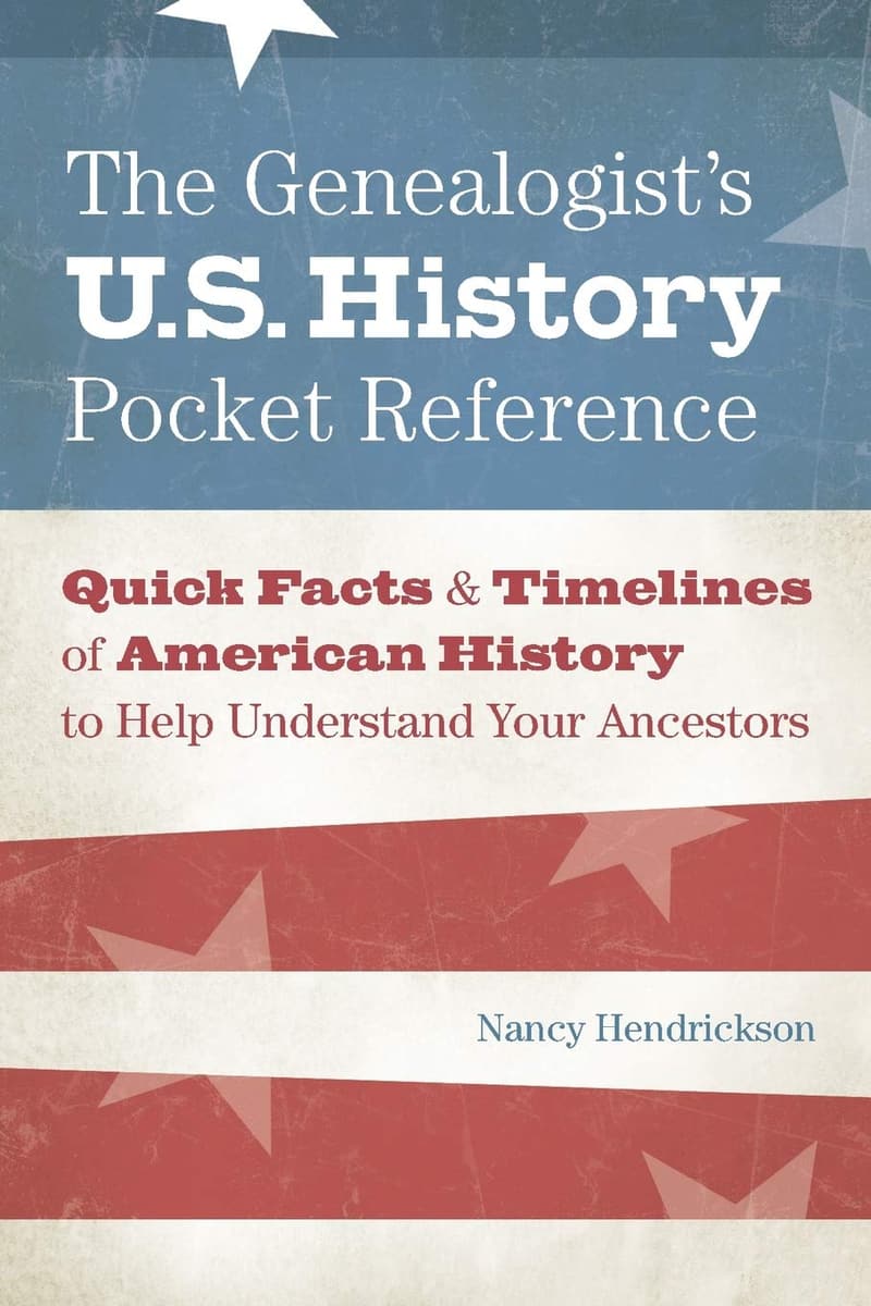 U.S. History Pocket Reference for Genealogists