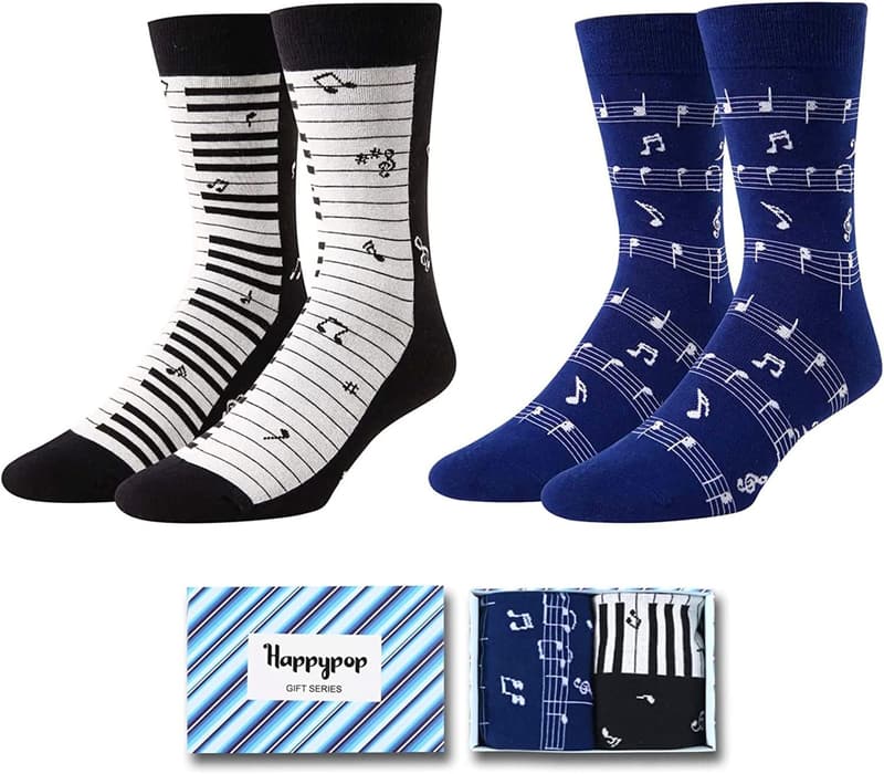 Bowling Golf American Flag Novelty Socks for Men