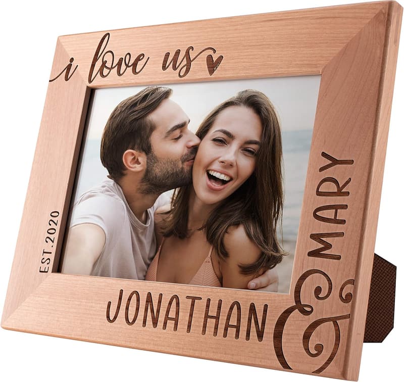 Personalized Love Picture Frame for Couples - 5x7 Custom