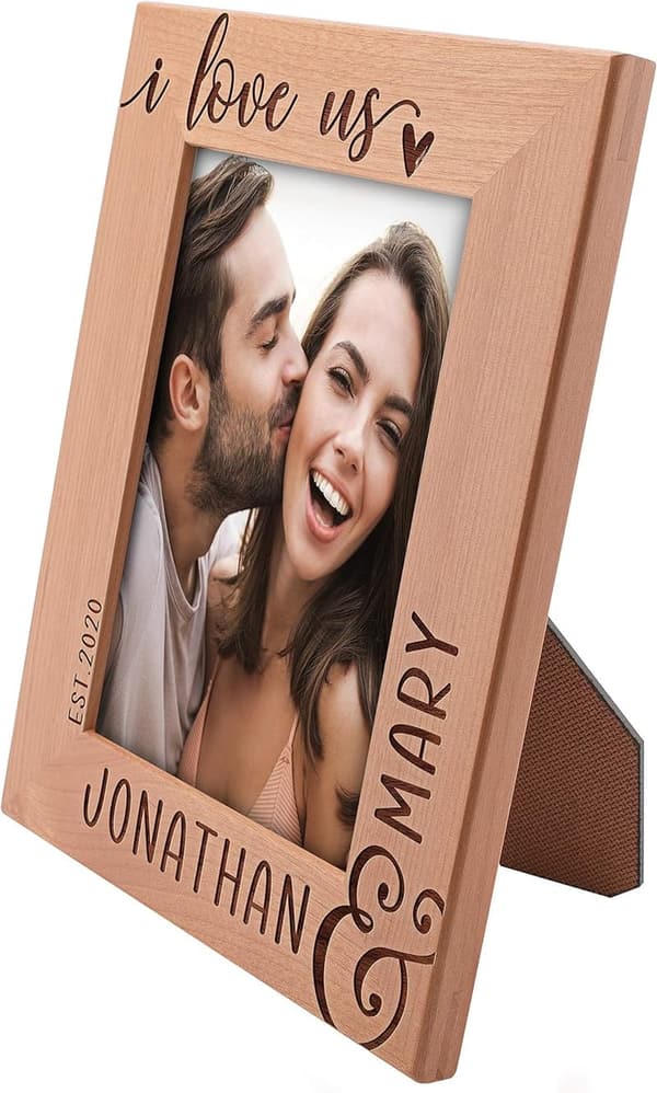 Personalized Love Picture Frame for Couples - 5x7 Custom