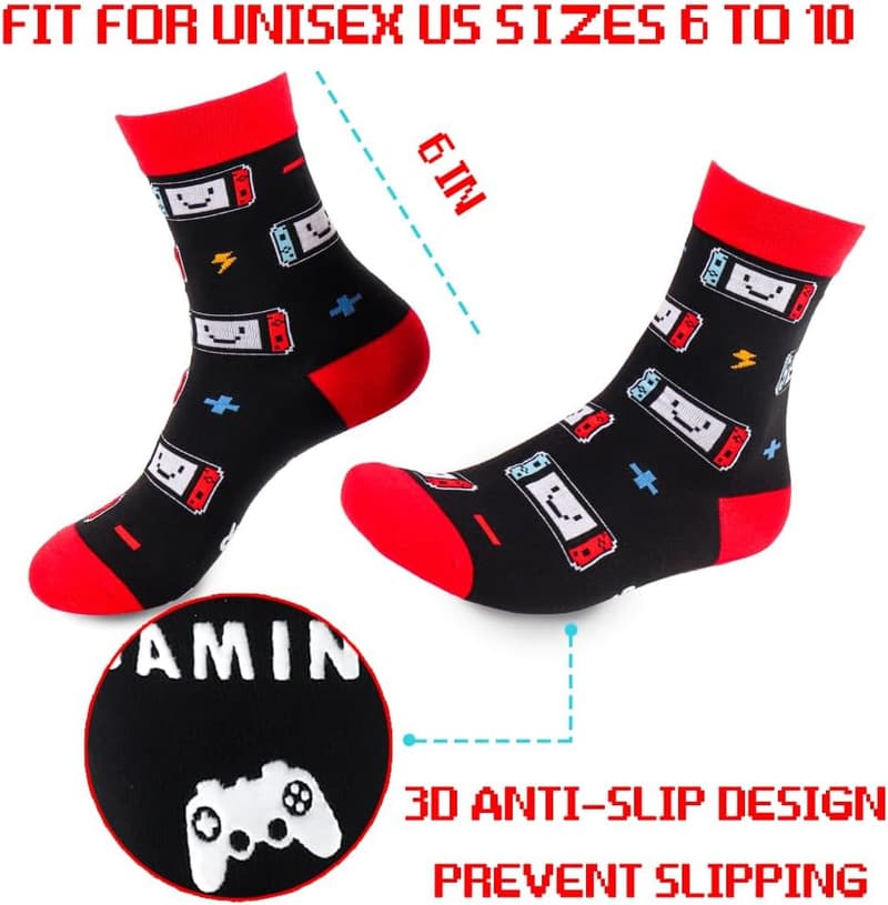 Easter Gamer Gift Set: Socks & Throw Pillow Covers for Teens