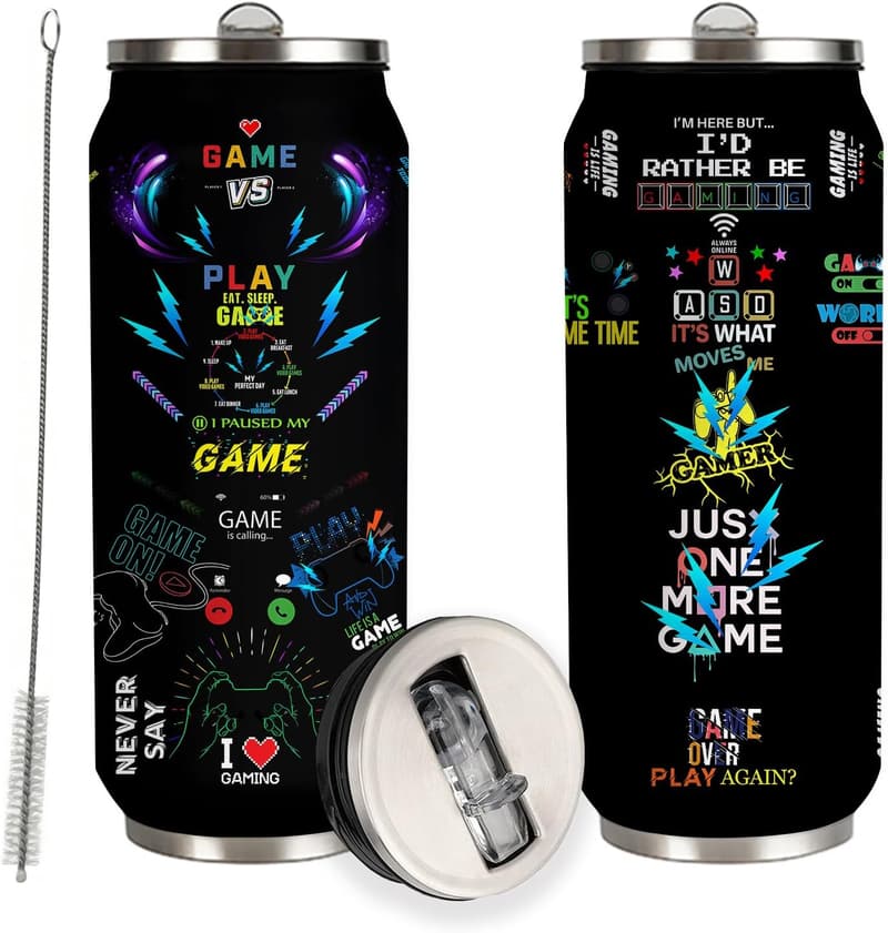 Gifts for Gamers: 17oz Stainless Steel Tumbler