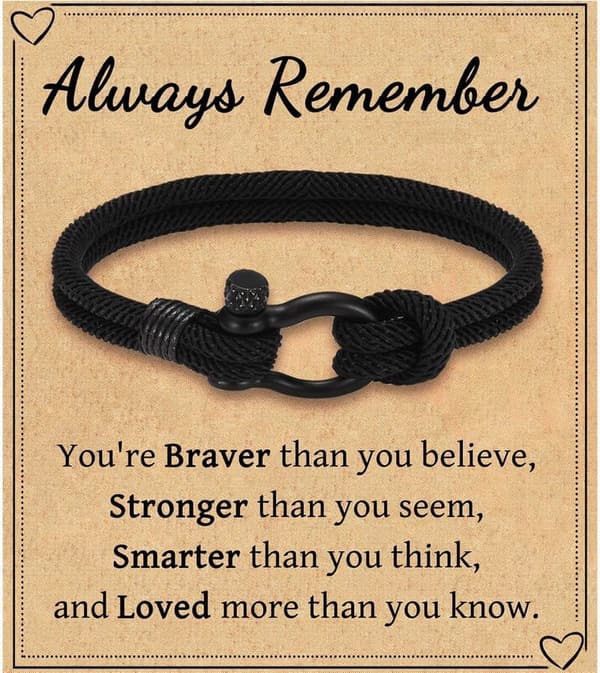 Valentine's Day Bracelet Gift for Sons and Brothers