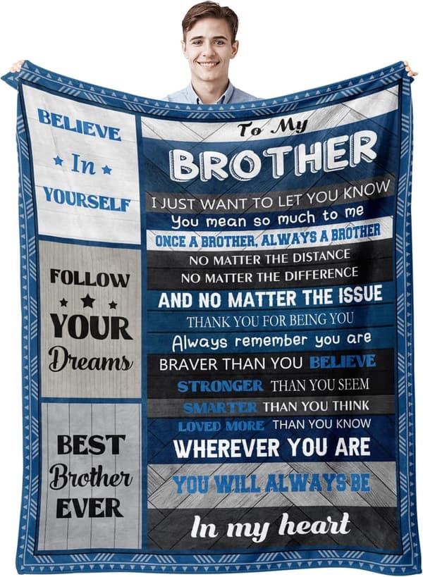 Father's Day Blanket Gift for Brothers - 60