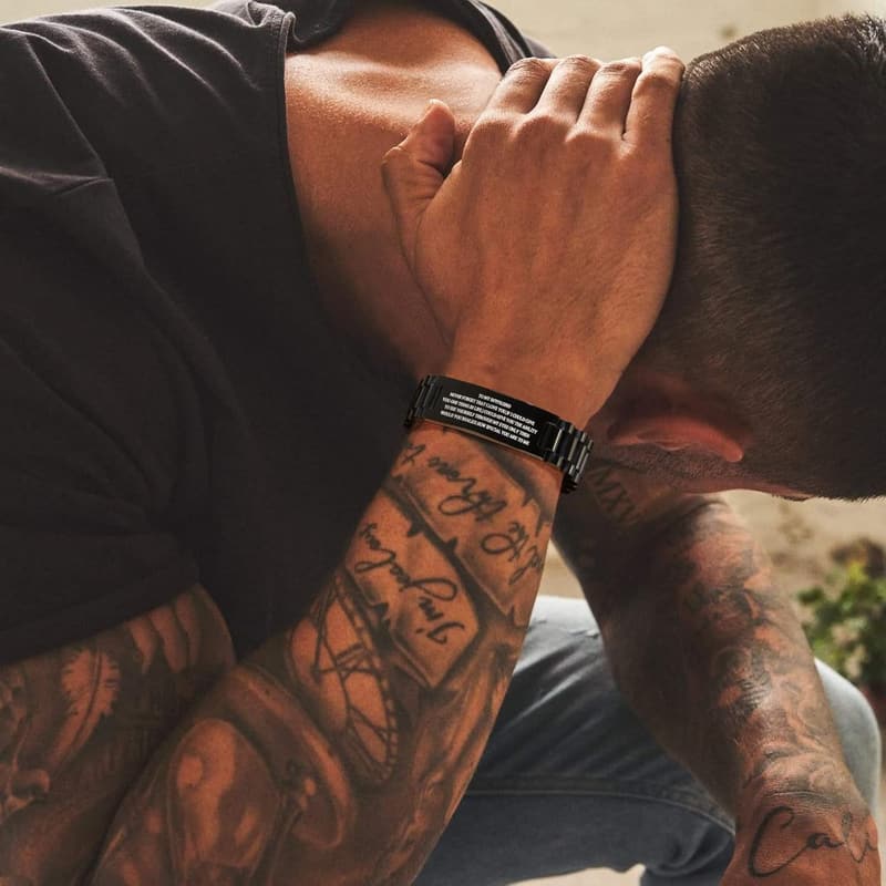 Personalized Stainless Steel Watch Band for Men