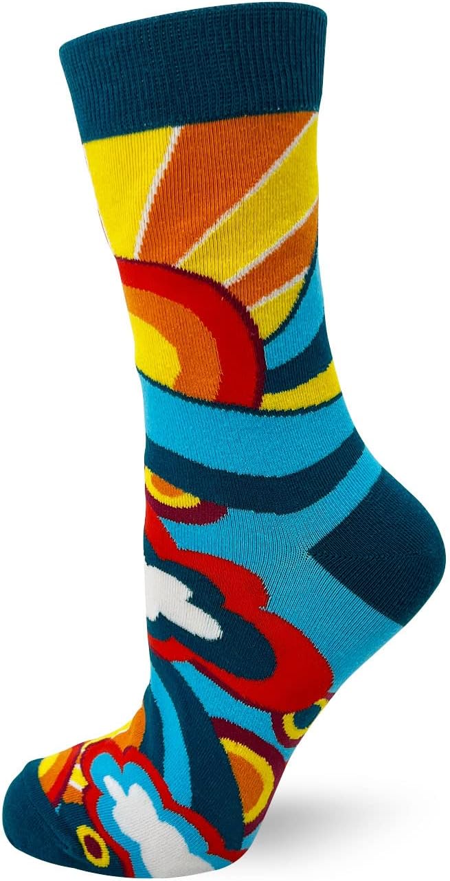 Funny Women's Crew Socks with Naughty Saying