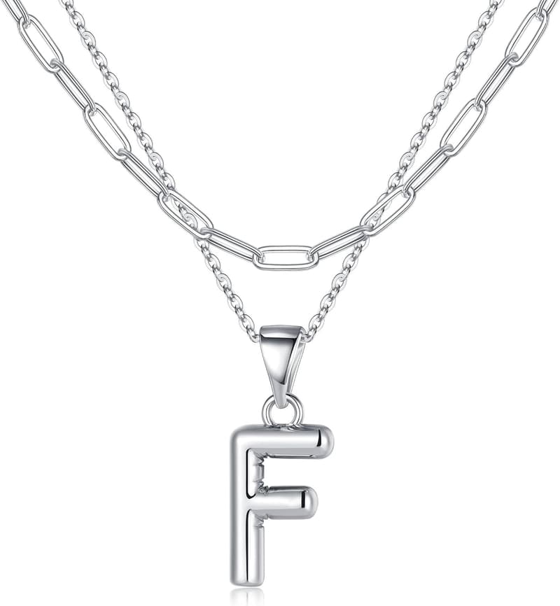 Personalized Gold Initial Necklace for Women