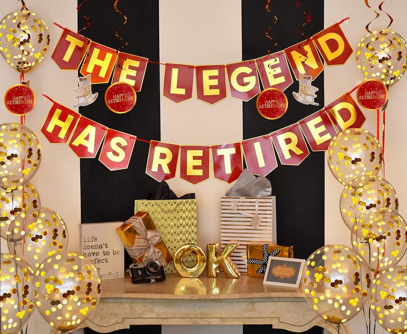 Retirement Decoration Pack - 