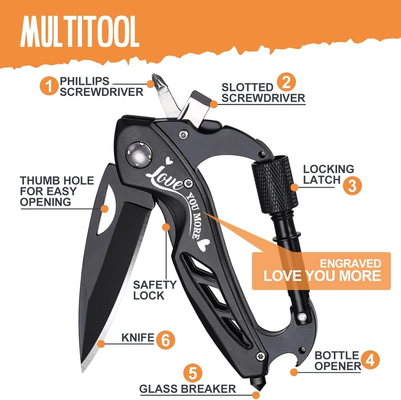 Valentine's Day Multitool Gift for Him