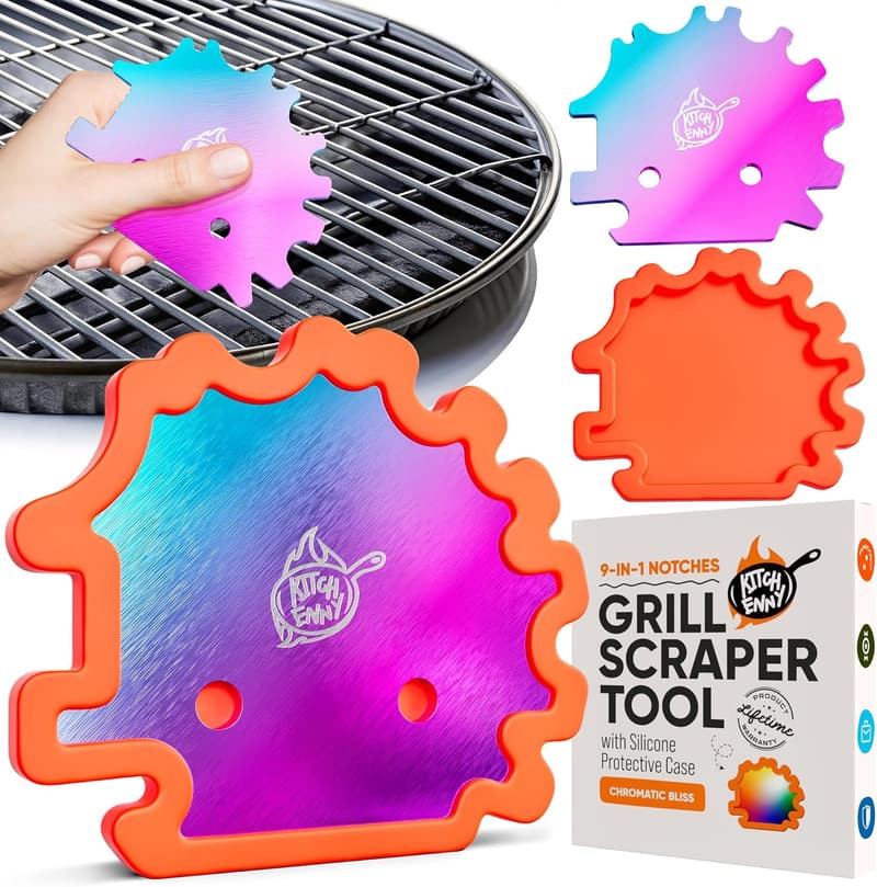 Grilling Gadget for Dads - Bristle-Free Grill Scraper