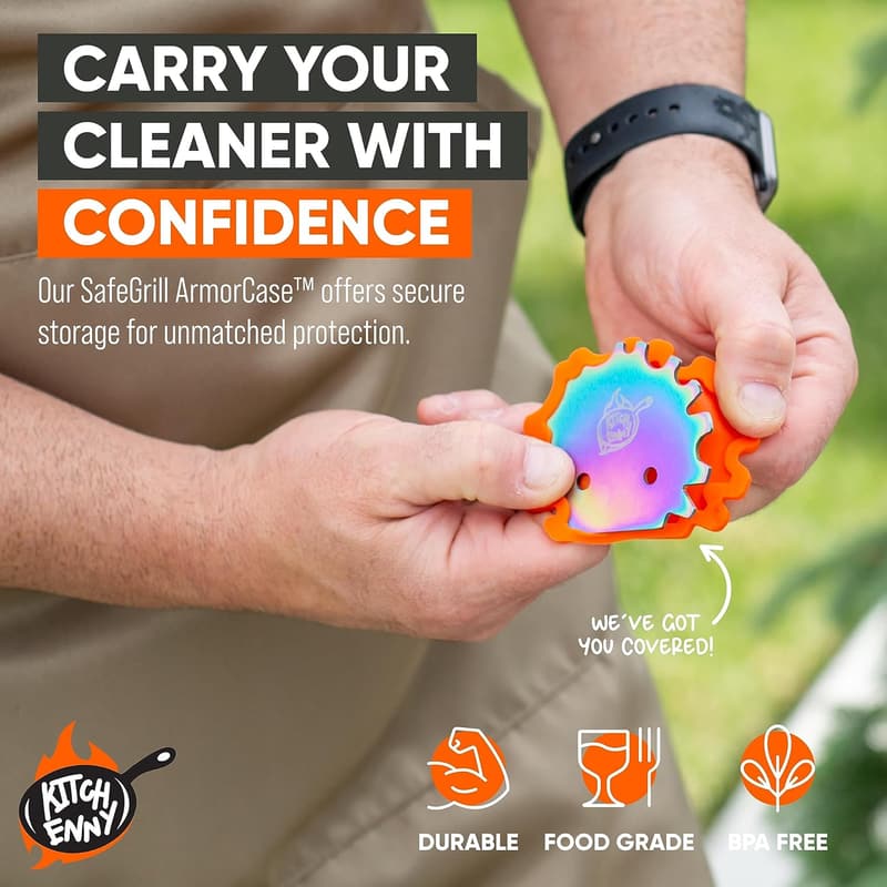 Grilling Gadget for Dads - Bristle-Free Grill Scraper