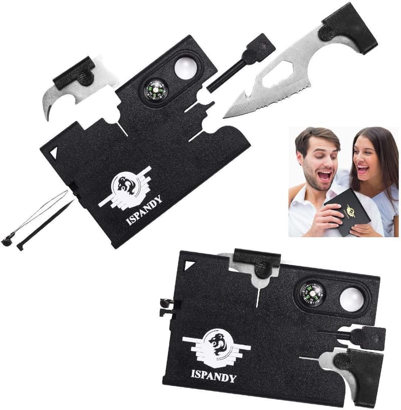 18-in-1 Credit Card Multitool - Perfect Gadget for Dad