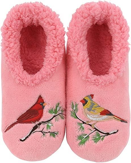 Women's Non-Slip Fuzzy Slipper Socks - Pairable Snoozies